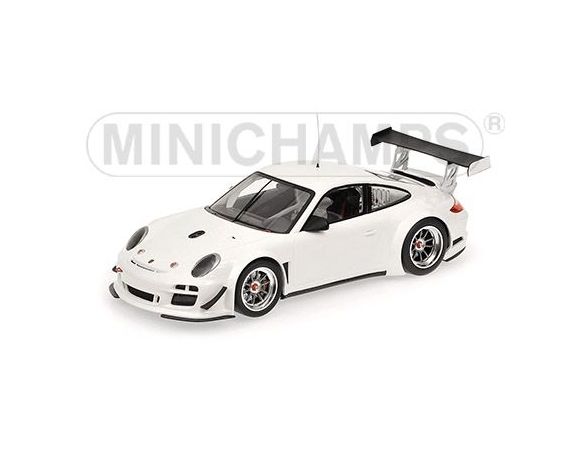 Minichamps PM151108900 PORSCHE 911 GT3 2010 WHITE 1:18 Modellino