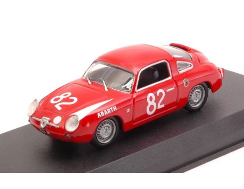 Best Model BT9669 FIAT ABARTH 850 ZAGATO N.82 WINNER 500 KM NURBURGRING 1960 1:43 Modellino