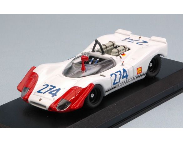 Best Model BT9670 PORSCHE 908-02 N.274 3rd T.FLORIO 1969 STOMMELEN-HERRMANN 1:43 Modellino