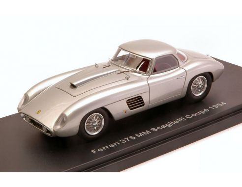Neo Scale Models NEO46785 FERRARI 375 MM SCAGLIETTI COUPE' 1954 SILVER 1:43 Modellino