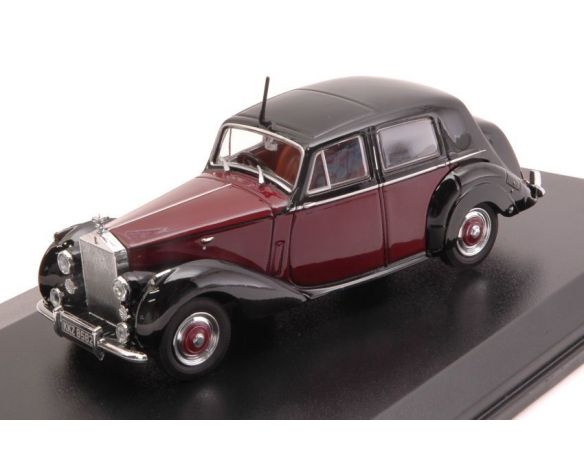 Oxford OXF43RSD001 ROLLS ROYCE SILVER DAWN DARK RED/BLACK 1:43 Modellino