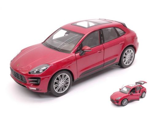 Welly WE24047R PORSCHE MACAN TURBO 2014 PRUNE METALLIC 1:24 Modellino