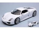 Welly WE24055HW PORSCHE 918 SPYDER HARD TOP CLOSED 2013 WHITE 1:24 Modellino