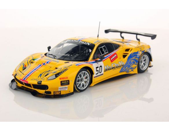 Looksmart LSRC20 FERRARI 488 GT3 N.50 16th 24H SPA 2016 RUGOLO-PIERGUIDI-LATHOURAS 1:43 Modellino