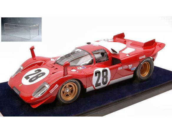 Looksmart LS1808AV FERRARI 512 S N.28 3rd 24 H DAYTONA 1970 ANDRETTI-MERZARIO-ICKS C/V.1:18 Modellino