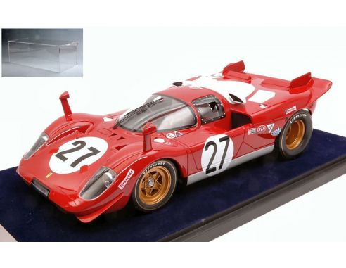 Looksmart LS1808BV FERRARI 512 S N.27 ACCIDENT 24 H DAYTONA 1970 J.ICKX-P.SCHETTY C/V.1:18 Modellino