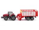 Sky Marks SK1987 TRATTORE MASSEY FERGUSON + CARRO POTTINGER 1:50 Modellino