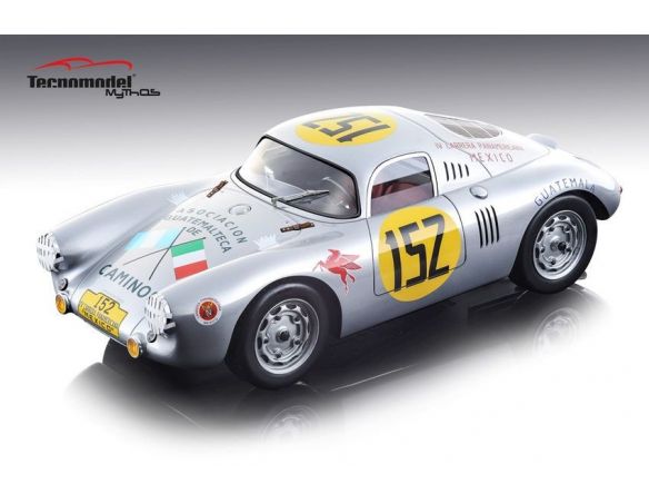 Tecnomodel TMD1832A PORSCHE 550 COUPE' N.152 32th CARRERA PANAM.1953 GONZALES-ARIANO 1:18 Modellino