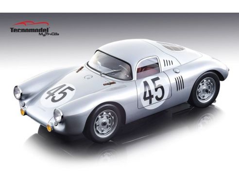 Tecnomodel TMD1832D PORSCHE 550 COUPE' N.45 15th LE MANS 1953 VON FRANKENBERG-FRERE 1:18 Modellino