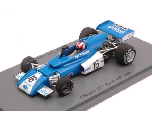 Spark Model S3384 EIFELLAND E21 R.STOMMELEN 1972 N.16 ACCIDENT SPANISH GP 1:43 Modellino
