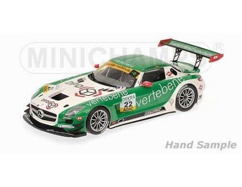 Minichamps PM151113102 MERCEDES SLS AMG GT3 N.22 ADAC GT MASTERS 2011 1:18 Modellino