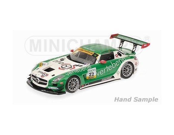 Minichamps PM151113102 MERCEDES SLS AMG GT3 N.22 ADAC GT MASTERS 2011 1:18 Modellino