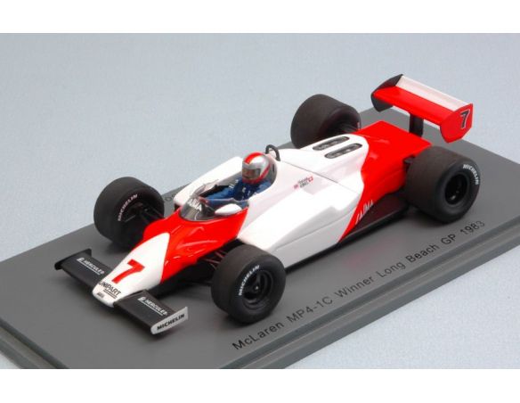 Spark Model S4841 MC LAREN MP4-1C JOHN WATSON 1983 N.7 5th GERMAN GP 1:43 Modellino
