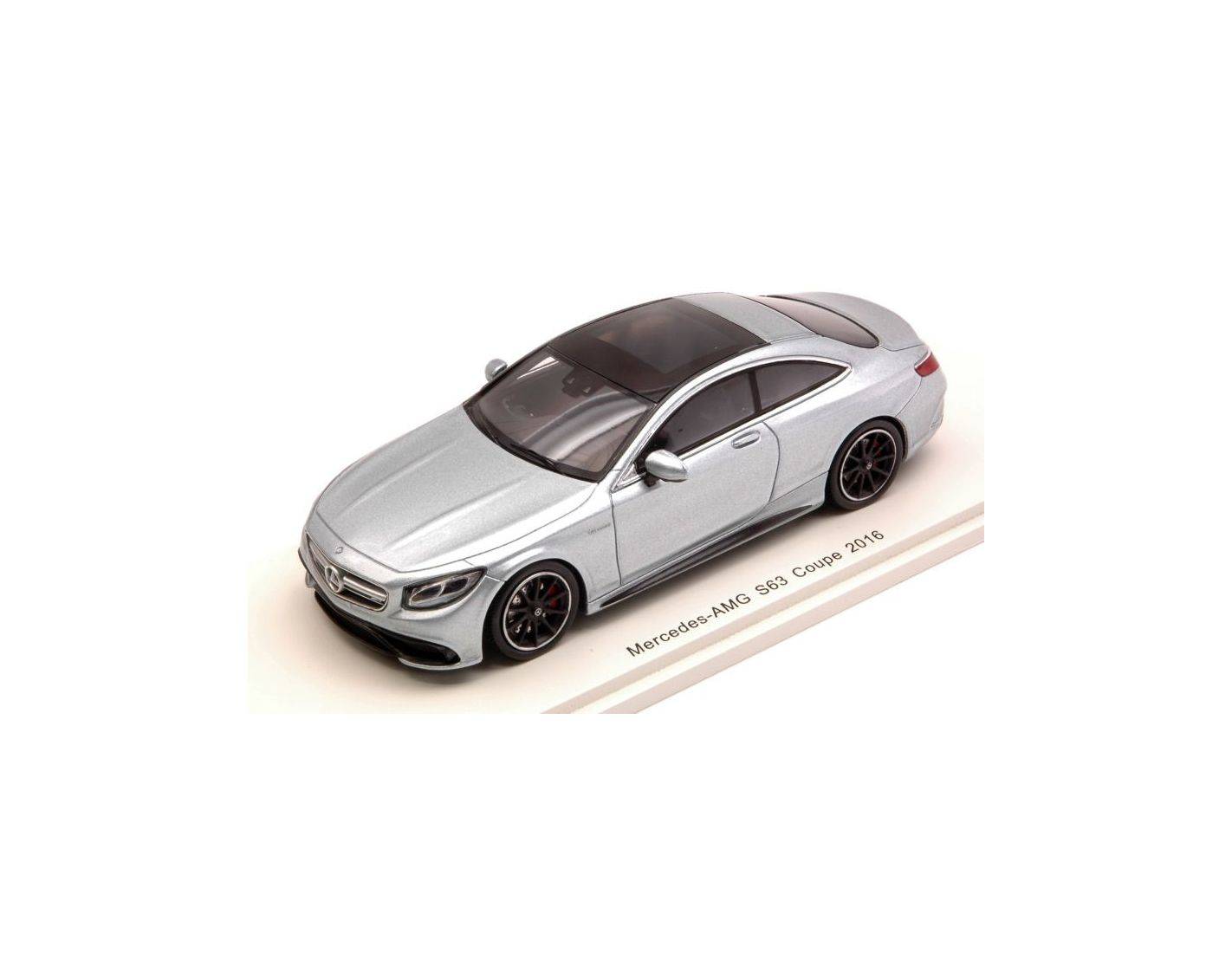 Spark Model S4917 MERCEDES AMG S 63 COUPE' 2016 SILVERBLUE 1:43