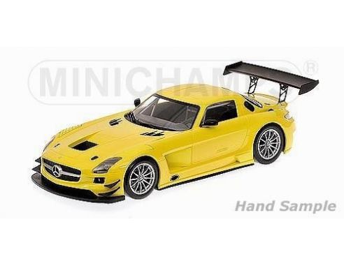 Minichamps PM151113104 MERCEDES SLS AMG GT3 YELLOW 1:18 Modellino