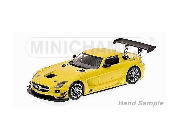 Minichamps PM151113104 MERCEDES SLS AMG GT3 YELLOW 1:18 Modellino