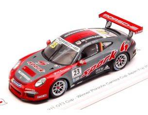 Spark Model SJ052 PORSCHE 911 GT3 N.23 WINNER CARRERA CUP JAPAN FUJI 2017 P.HAMPRECHT 1:43 Modellino