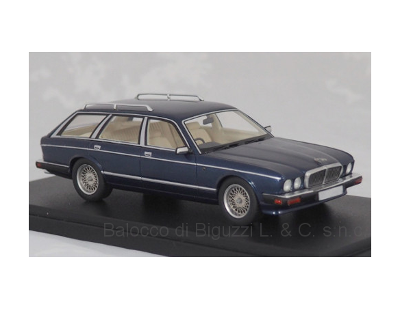 Neo Scale Models NEO47040 JAGUAR XJ40 SHOOTING BRAKE 1989 MET.DARK BLUE 1:43 Modellino