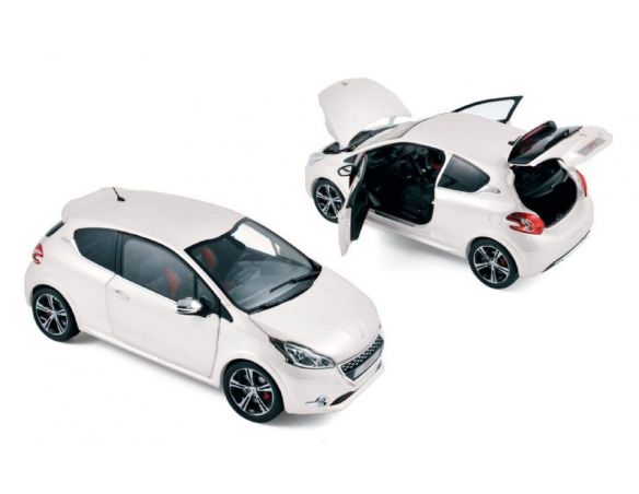 Norev NV184824 PEUGEOT 208 GTI 2013 PEARL WHITE 1:18 Modellino