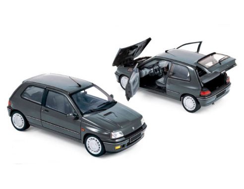 Norev NV185234 RENAULT CLIO 16S 1991 TUNGSTENE GREY 1:18 Modellino