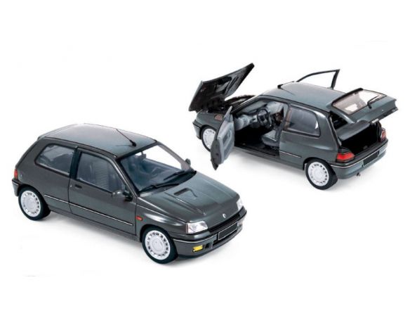 Norev NV185234 RENAULT CLIO 16S 1991 TUNGSTENE GREY 1:18 Modellino