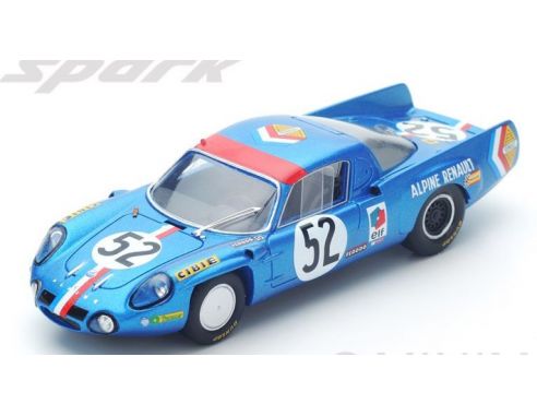 Spark Model S4373 ALPINE A210 N.52 10th LM 1968 J.L.THERIER-B.TRAMONT 1:43 Modellino