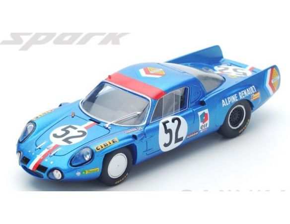 Spark Model S4373 ALPINE A210 N.52 10th LM 1968 J.L.THERIER-B.TRAMONT 1:43 Modellino