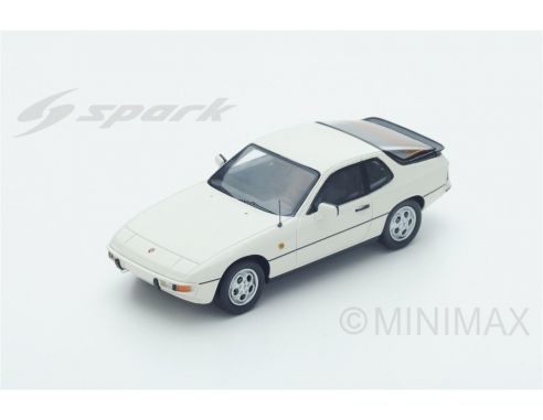 Spark Model S4460 PORSCHE 924S 1988 WHITE 1:43 Modellino