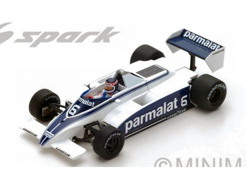 Spark Model S4791 BRABHAM BT49 RICARDO ZUNINO 1980 N.6 7th ARGENTINIAN GP 1:43 Modellino