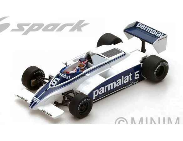 Spark Model S4791 BRABHAM BT49 RICARDO ZUNINO 1980 N.6 7th ARGENTINIAN GP 1:43 Modellino