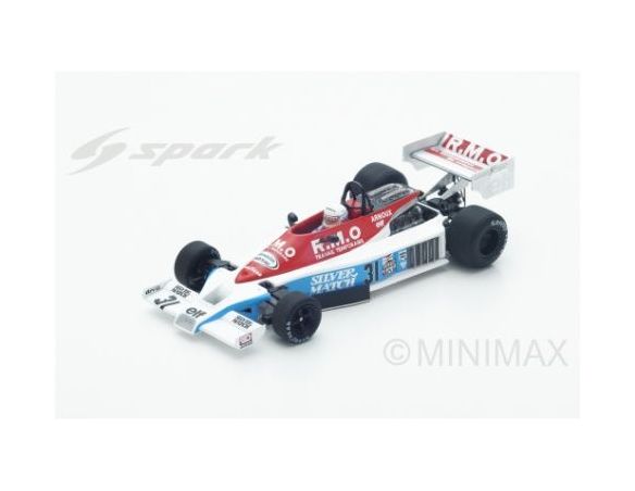 Spark Model S4839 MARTINI MK23 RENE' ARNOUX 1978 N.31 RETIRED DUTCH GP 1:43 Modellino