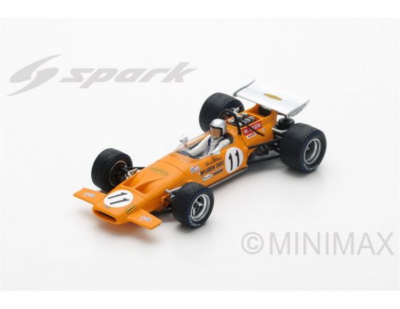 Spark Model S4843 MC LAREN M14A BRUCE MC LAREN 1970 N.11 2nd SPANISH GP 1:43 Modellino