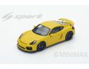 Spark Model S4939 PORSCHE CAYMAN GT4 2016 YELLOW 1:43 Modellino
