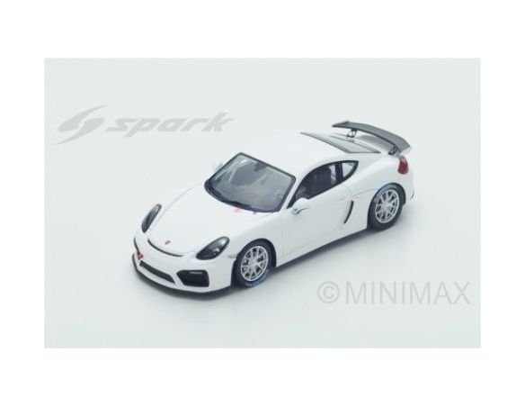 Spark Model S5200 PORSCHE CAYMAN GT4 CLUBSPORT 2017 WHITE 1:43 Modellino