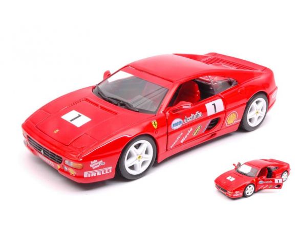 BBURAGO BU26306 FERRARI 355 CHALLENGE N.1 1997 1:24 Modellino