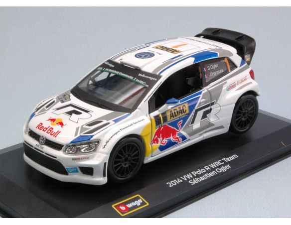 Bburago BU41047 VW POLO WRC N.1 S.OGIER-J.INGRASSIA 1:32 Modellino