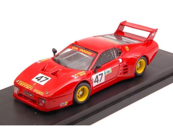 Best Model BT9671 FERRARI 512 BB N.47 5th (1st.CLASS) LM 1981 ANDRUET-BALLOT LENA-REGOUT Modellino