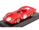 Best Model BT9672 FERRARI 312 P SPYDER N.7 DNF 1000 KM NURBURGRING 1969 C.AMON-P.RODRIGUEZ Modellino