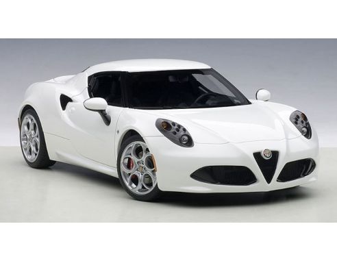 AUTOART AA70185 ALFA ROMEO 4C WHITE 1:18 Modellino