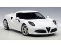 AUTOART AA70185 ALFA ROMEO 4C WHITE 1:18 Modellino