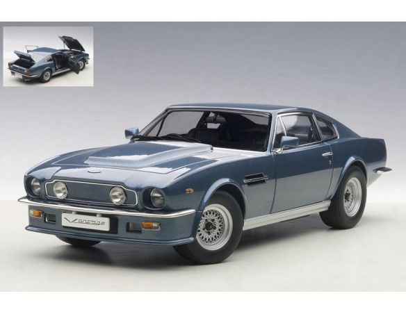 Auto Art / Gateway AA70223 ASTON MARTIN V8 VANTAGE 1985 BLU 1:18 Modellino