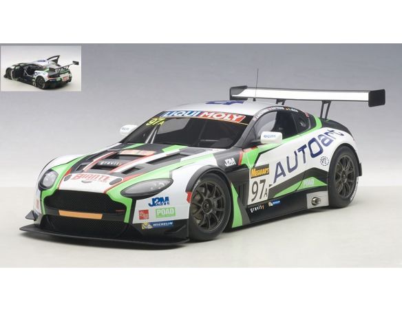 AUTOART AA81506 ASTON MARTIN V12 N.97 12 H BATHURST 2015 MUCKE-O YOUNG-MCDOWALL 1:18 Modellino