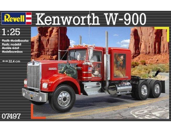 REVELL 07497 KENWORTH W-900 1:25 KIT  Modellino