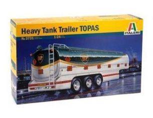ITALERI 3731 HEAVY TANK TRAILER TOPAS 1:24 KIT Modellino
