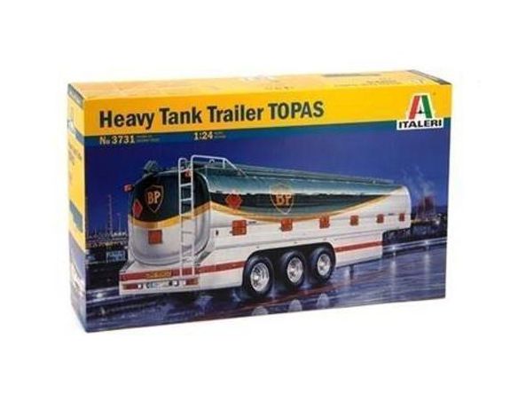 ITALERI 3731 HEAVY TANK TRAILER TOPAS 1:24 KIT Modellino