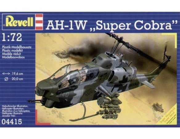 REVELL 04415 AH-1W SUPER COBRA 1:72 KIT  Modellino