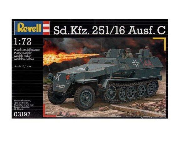 Revell 03197 SD.KFZ.251/16 AUSF. C 1:72 KIT Modellino