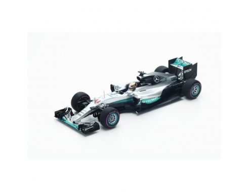 Spark Model S18243 MERCEDES F1 W07 HYBRID L.HAMILTON 2016 N.44 WINNER MONACO GP 1:18 Modellino