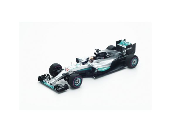 Spark Model S18243 MERCEDES F1 W07 HYBRID L.HAMILTON 2016 N.44 WINNER MONACO GP 1:18 Modellino
