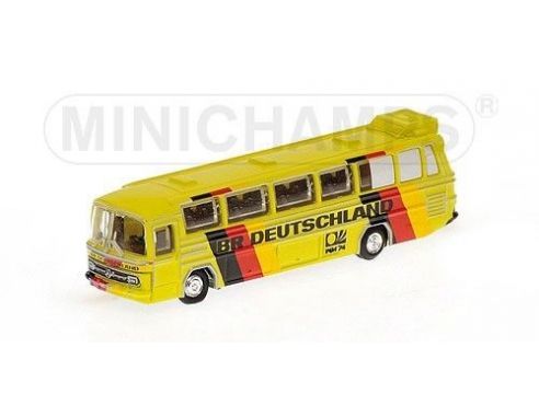 Minichamps PM169035180 MERCEDES BUS O302 MONDIALI CALCIO 1974 BR 1:160 Modellino